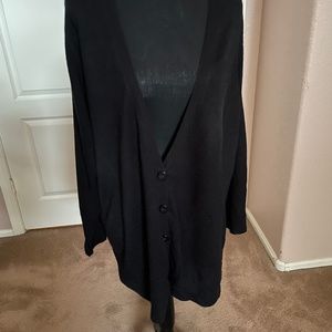 Avenue black v neck cardigan